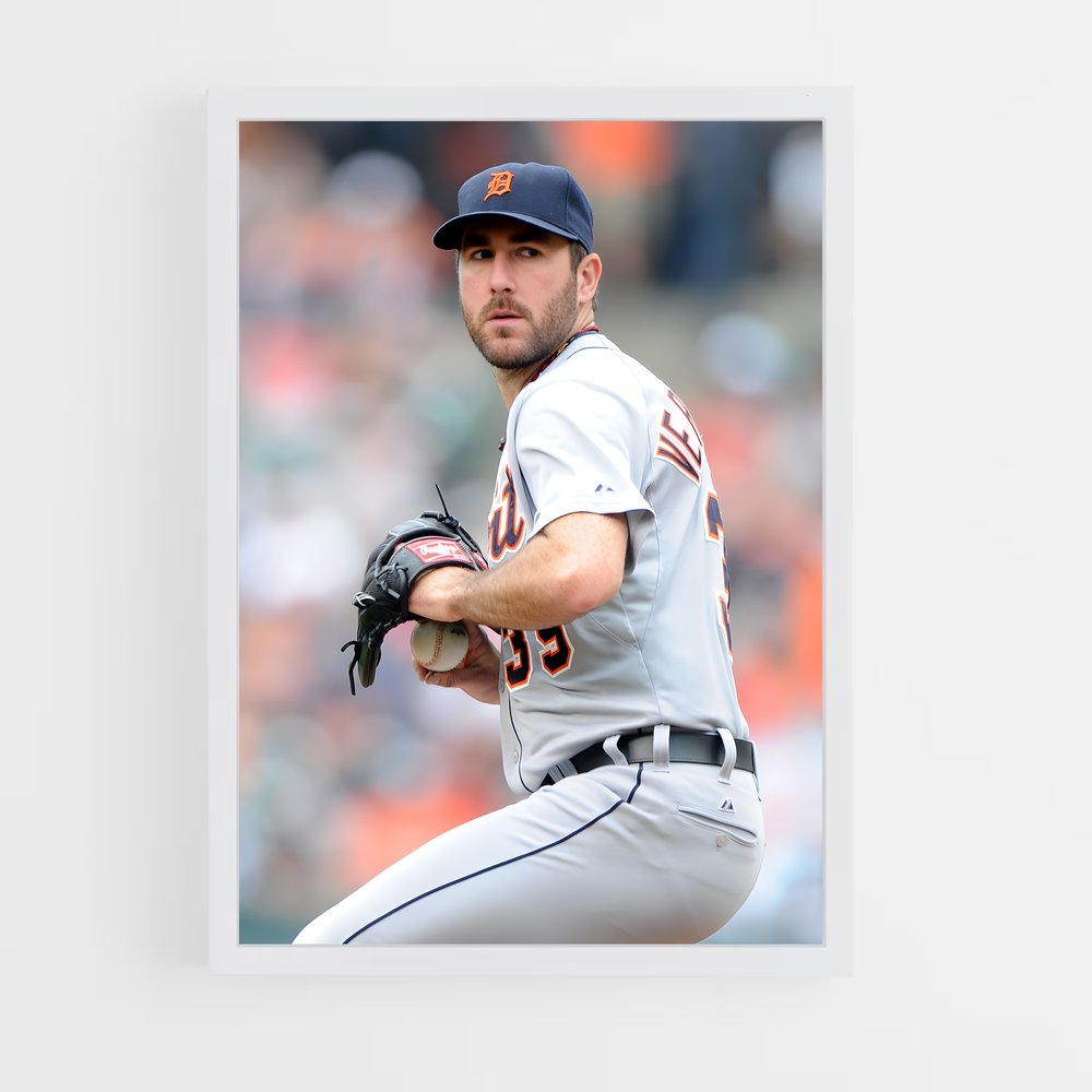 ap-justin verlander-3 cadre Blanc
