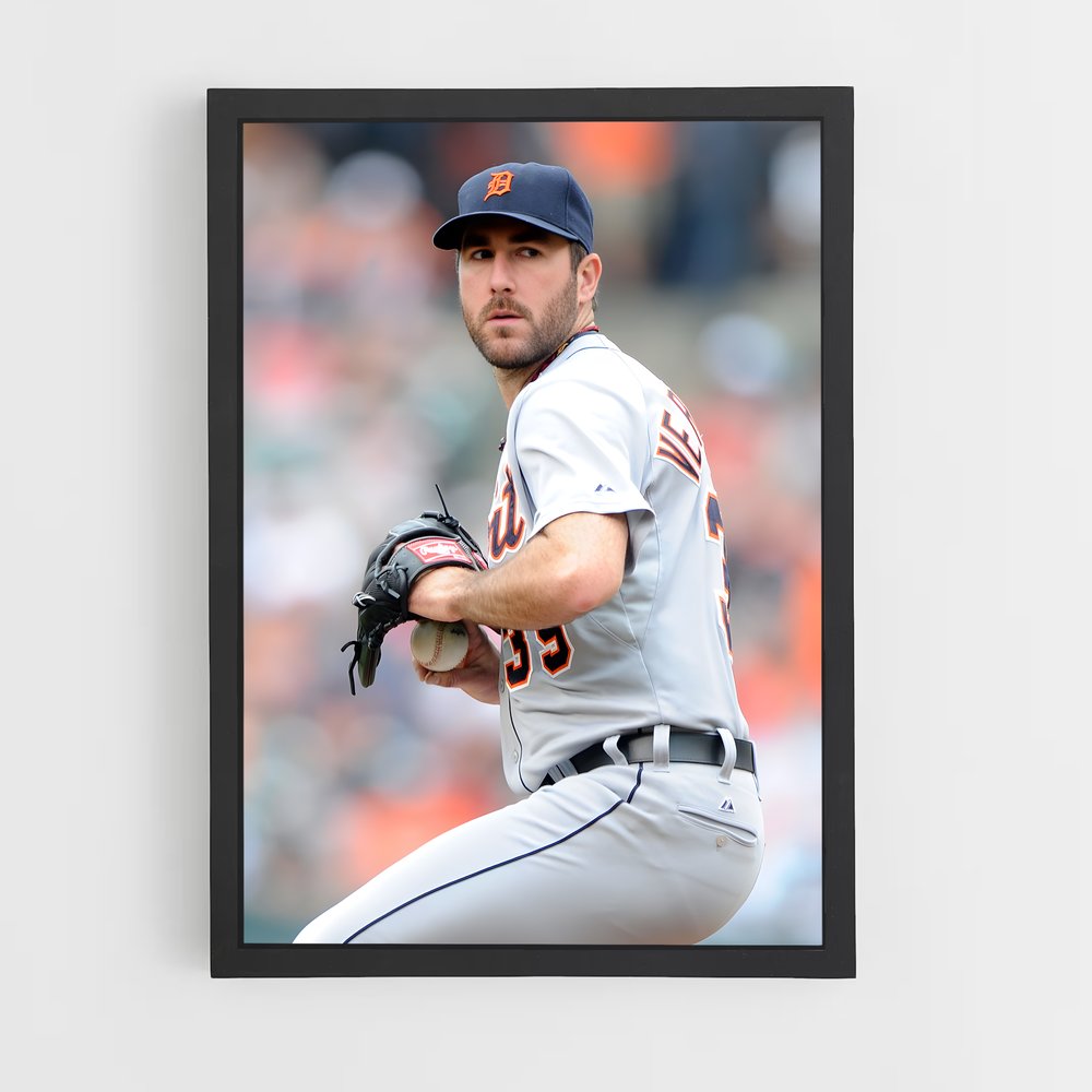 ap-justin verlander-3 cadre Noir
