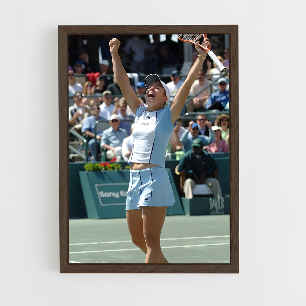 ap-justine henin-1 cadre Bois foncé