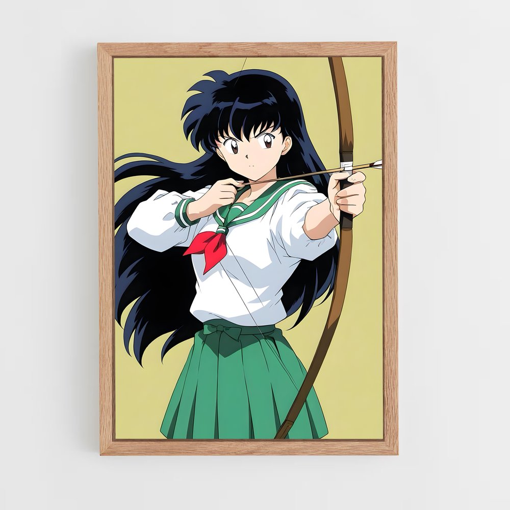 ap-kagome higurashi-1 cadre Bois clair