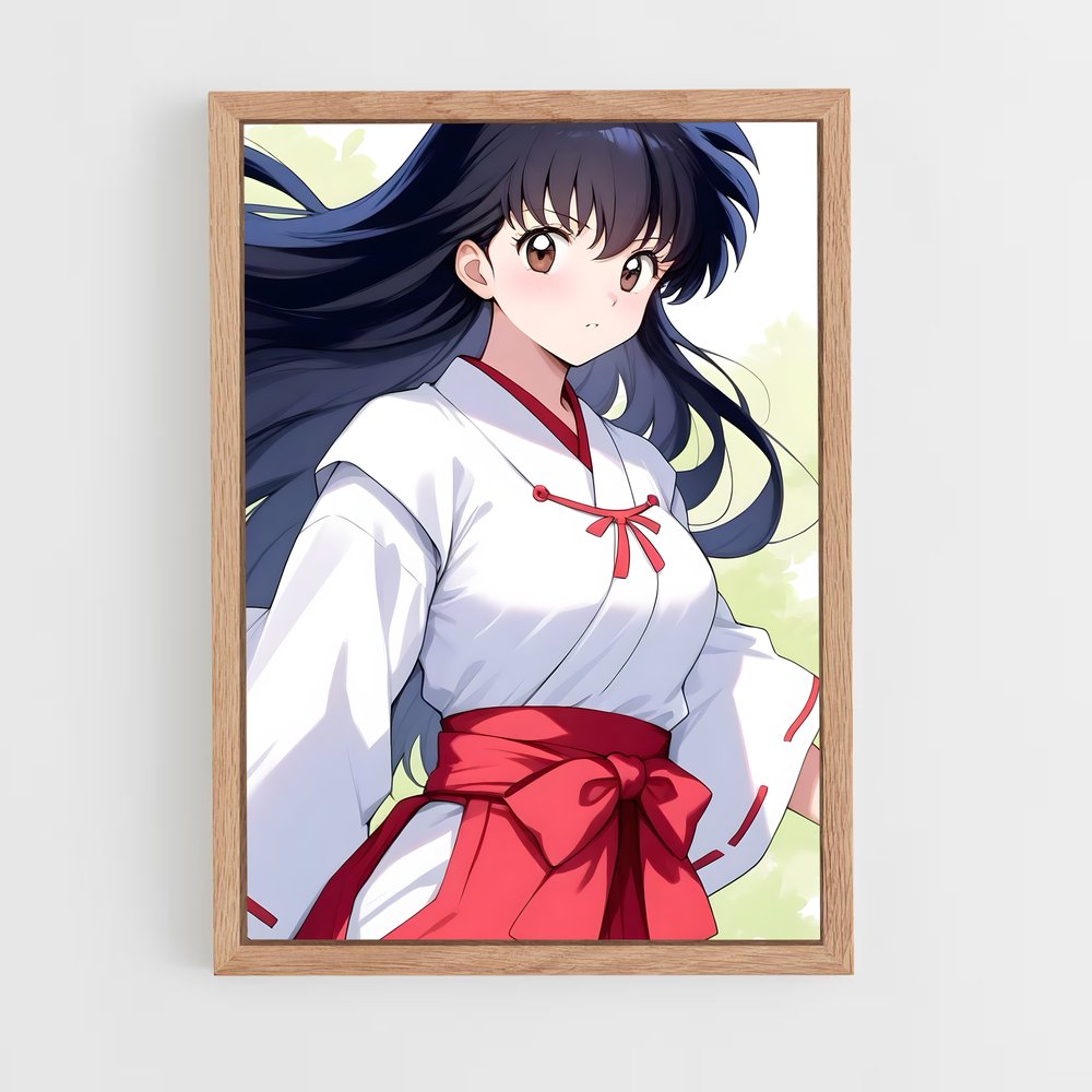 ap-kagome higurashi-11 cadre Bois clair