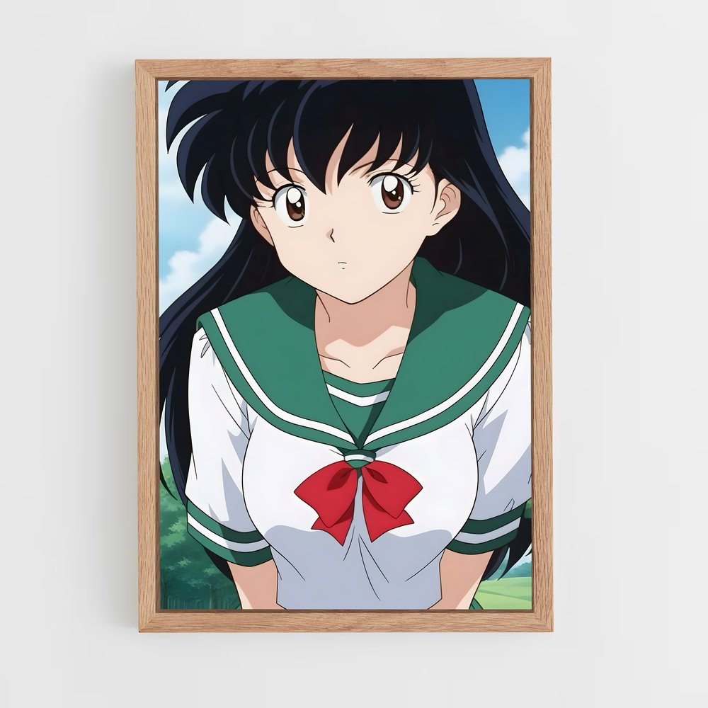 ap-kagome higurashi-13 cadre Bois clair