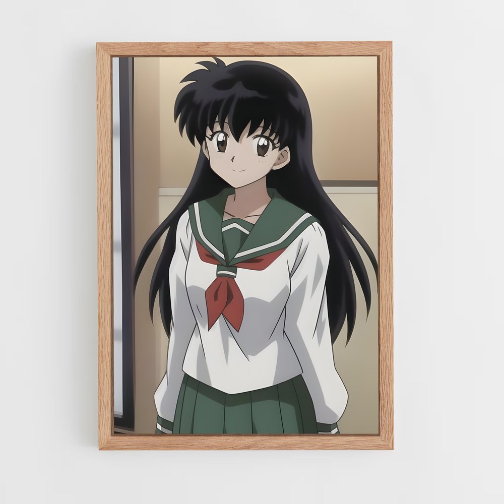 ap-kagome higurashi-4 cadre Bois clair