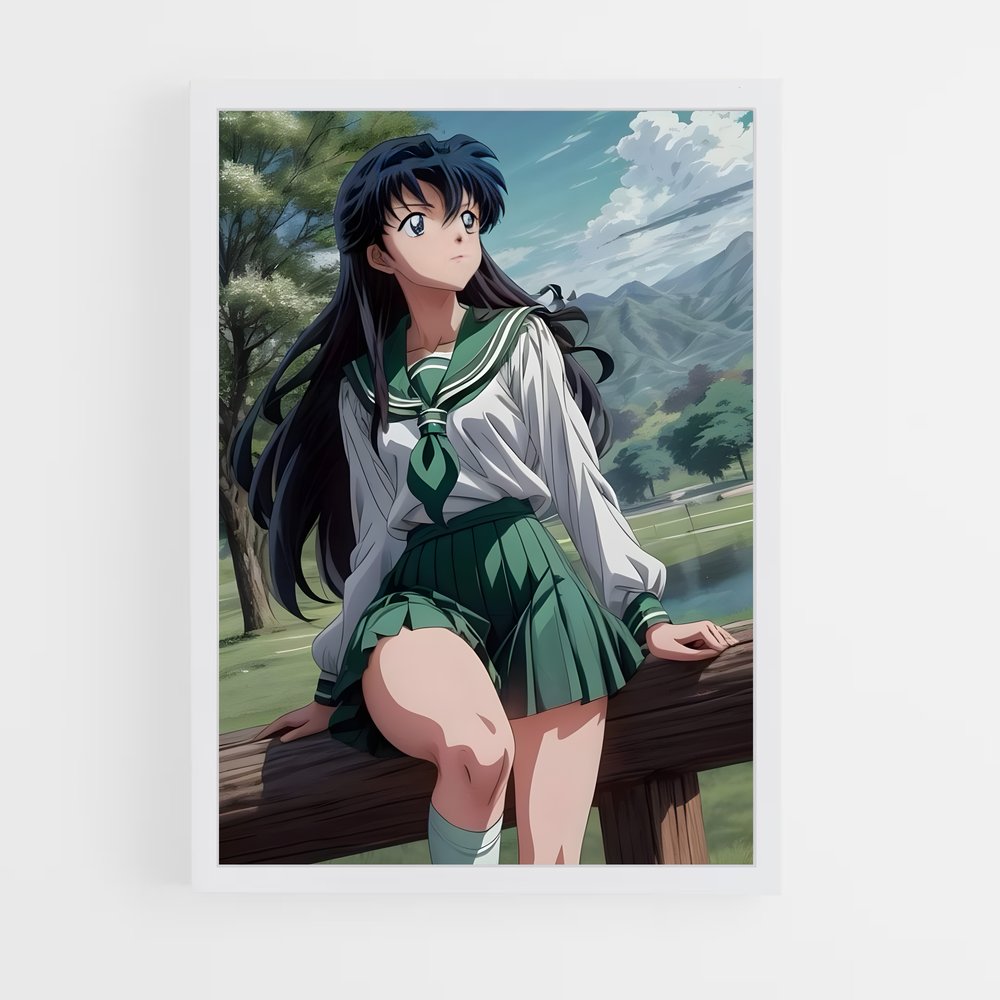 ap-kagome higurashi-7 cadre Blanc