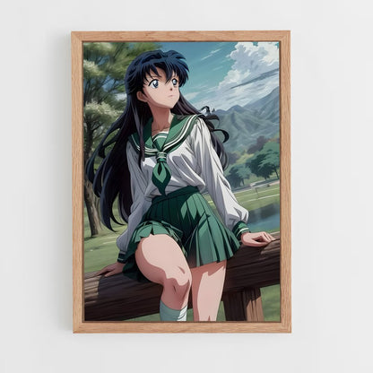 ap-kagome higurashi-7 cadre Bois clair
