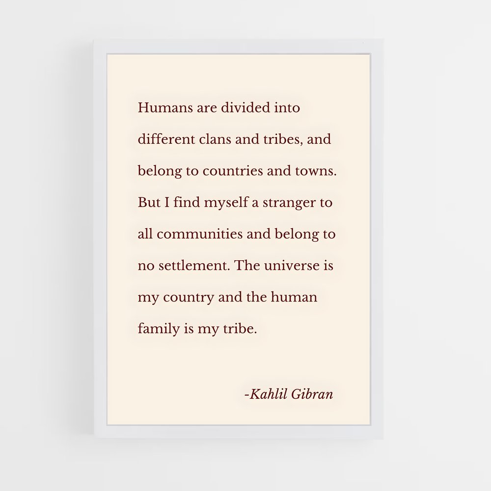 ap-kahlil gibran-4 cadre Blanc