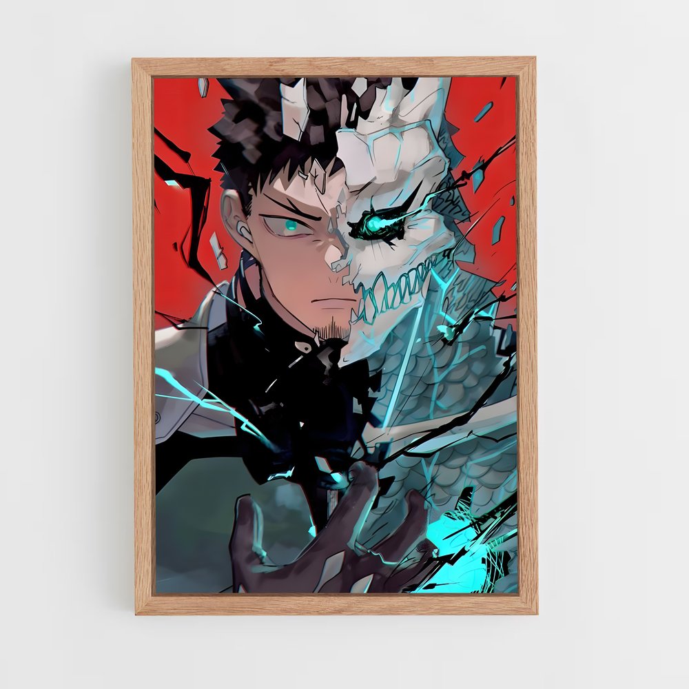 ap-kaiju no 8-3 cadre Bois clair