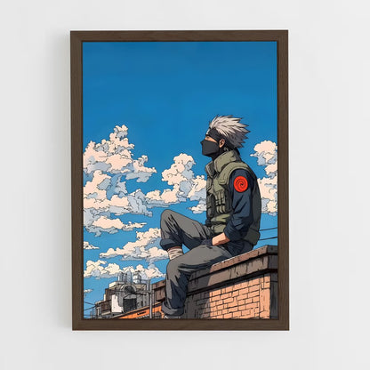 ap-kakashi hatake-1 cadre Bois foncé