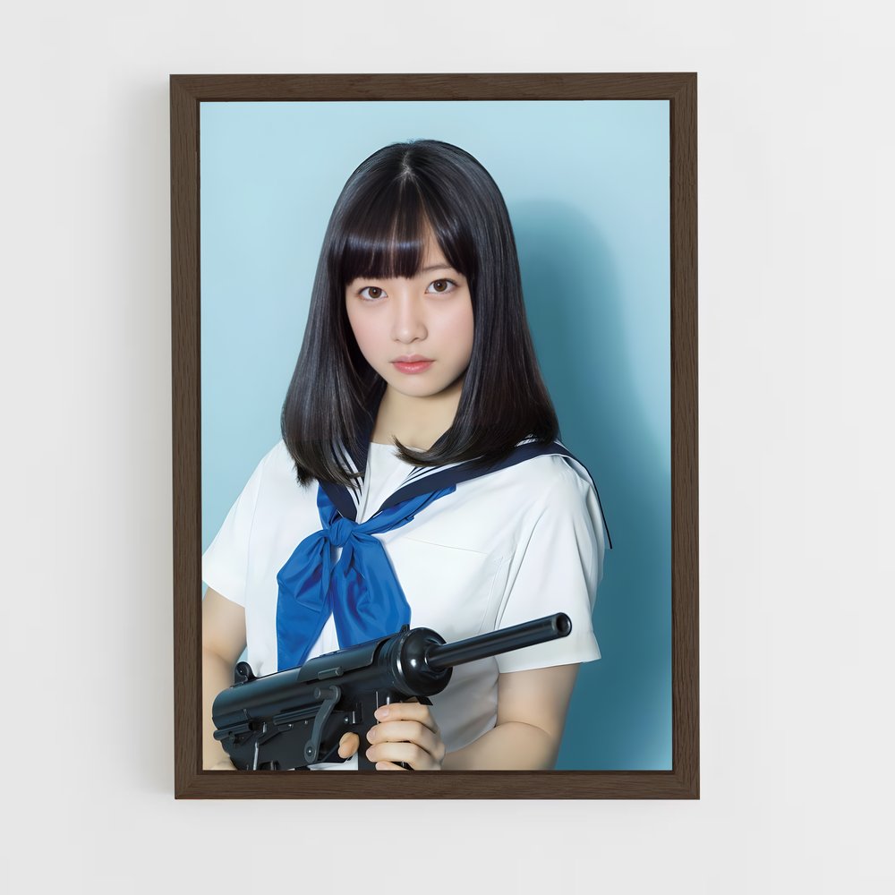 ap-kanna hashimoto-1 cadre Bois foncé