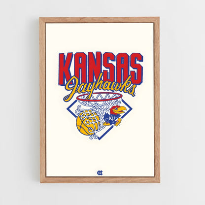 ap-kansas jayhawks-4 cadre Bois clair