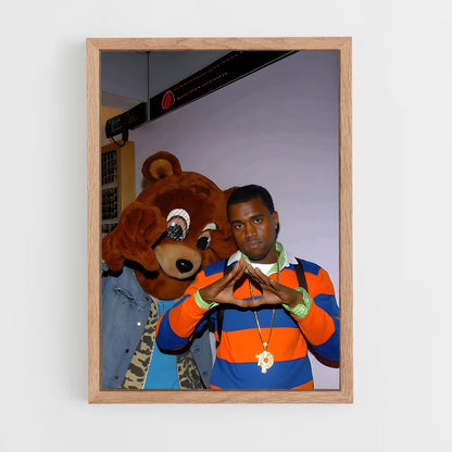 ap-kanye west-1 cadre Bois clair