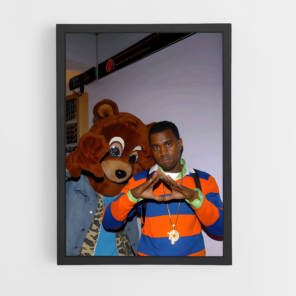 ap-kanye west-1 cadre Noir