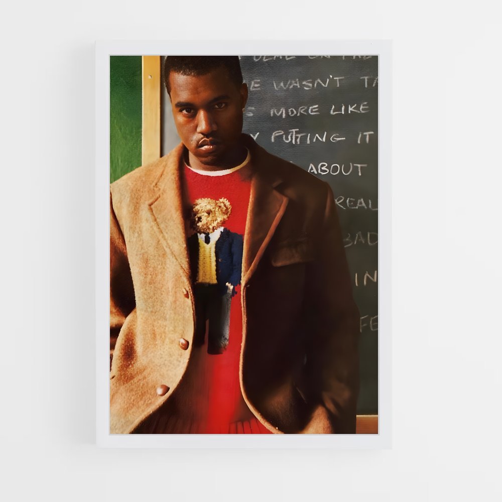 ap-kanye west-10 cadre Blanc