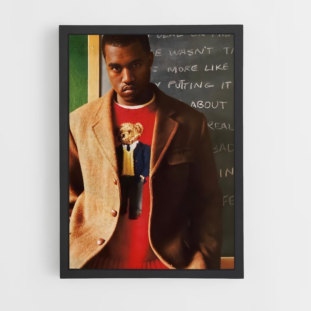 ap-kanye west-10 cadre Noir