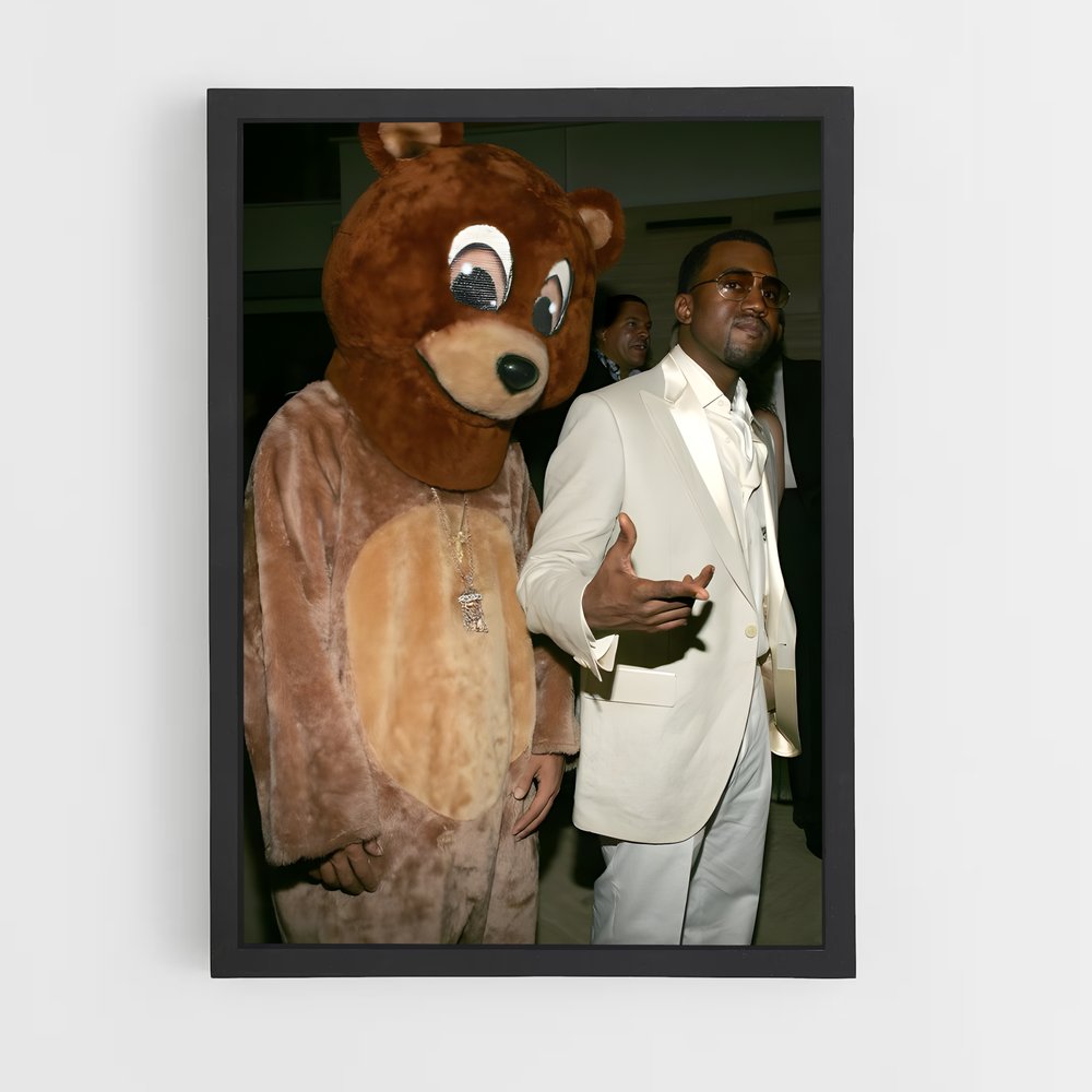 ap-kanye west-7 cadre Noir