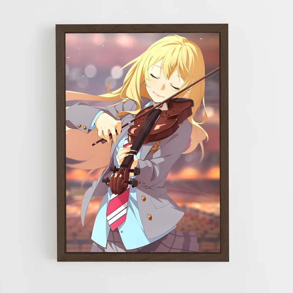 ap-kaori miyazono-1 cadre Bois foncé