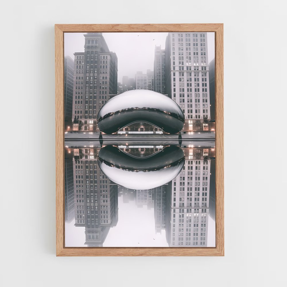 ap-kapoor cloud gate-1 cadre Bois clair