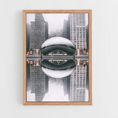 ap-kapoor cloud gate-1 cadre Bois clair