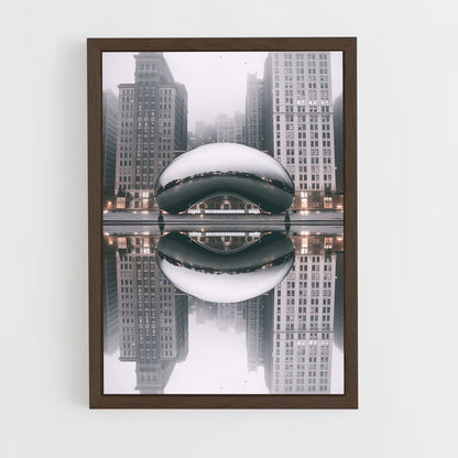 ap-kapoor cloud gate-1 cadre Bois foncé