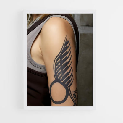 ap-kara thrace starbuck-3 cadre Blanc