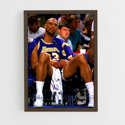 ap-kareem abdul-jabbar-7 cadre Bois foncé