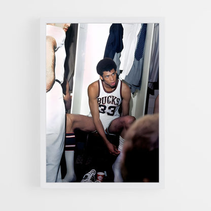 ap-kareem abdul-jabbar-8 cadre Blanc