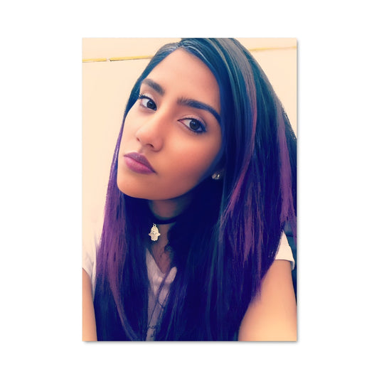 Poster Purple Waves