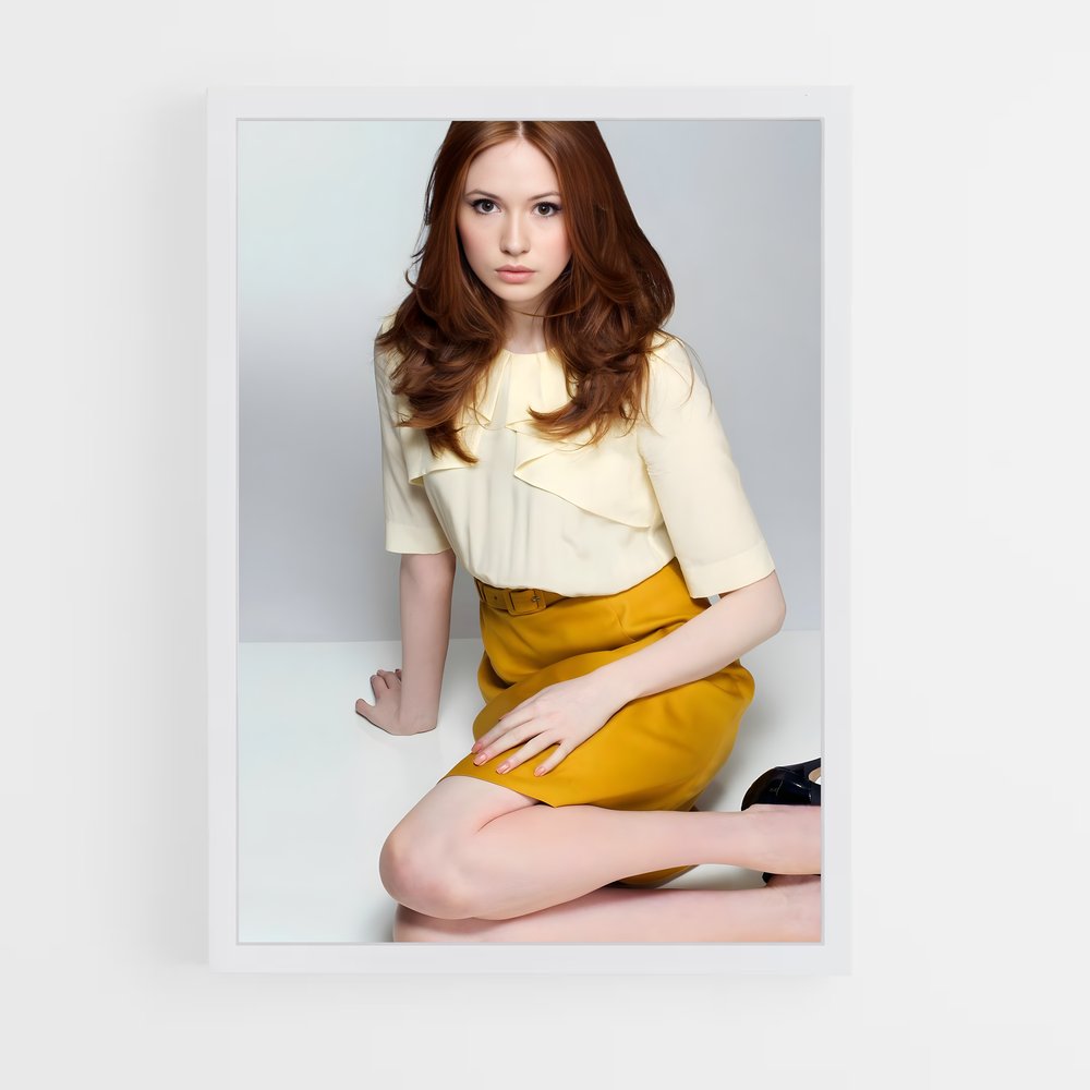 ap-karen gillan-2 cadre Blanc