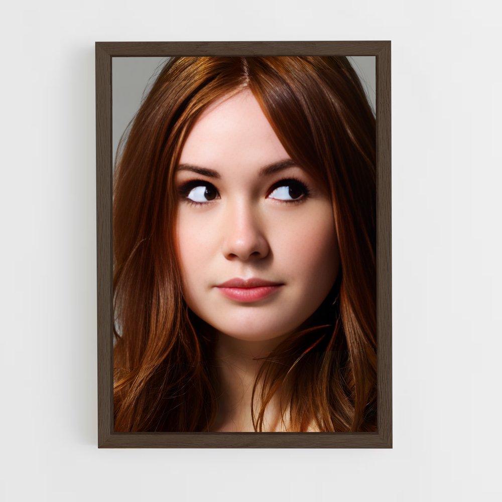 ap-karen gillan-3 cadre Bois foncé