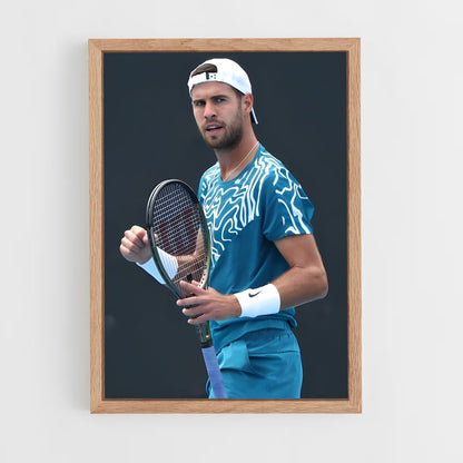 ap-karen khachanov-1 cadre Bois clair