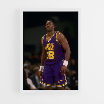 ap-karl malone-1 cadre Blanc