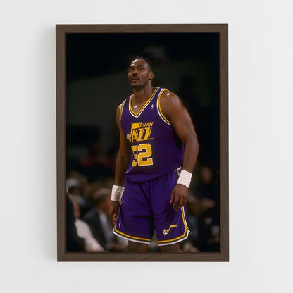 ap-karl malone-1 cadre Bois foncé