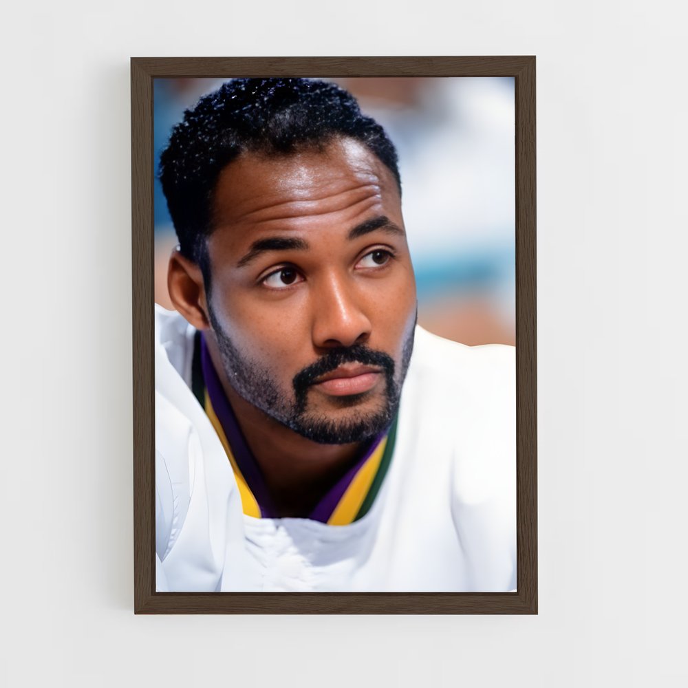 ap-karl malone-3 cadre Bois foncé
