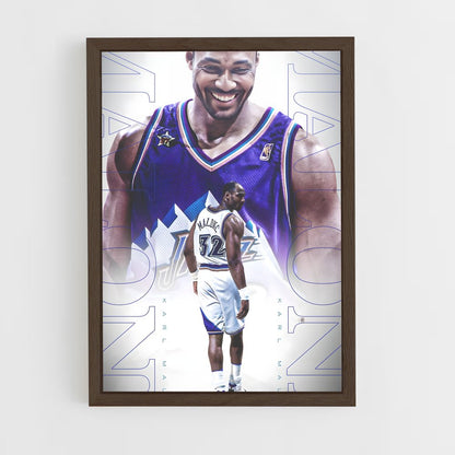 ap-karl malone-4 cadre Bois foncé