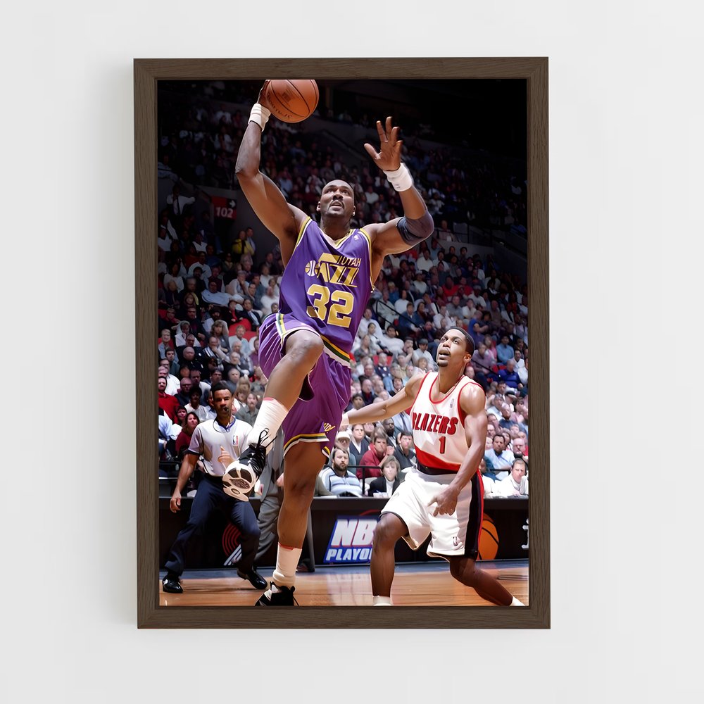 ap-karl malone-7 cadre Bois foncé