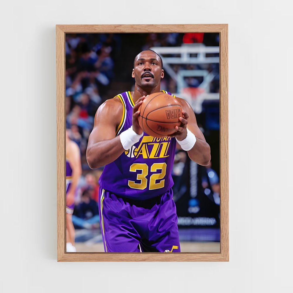 ap-karl malone-8 cadre Bois clair