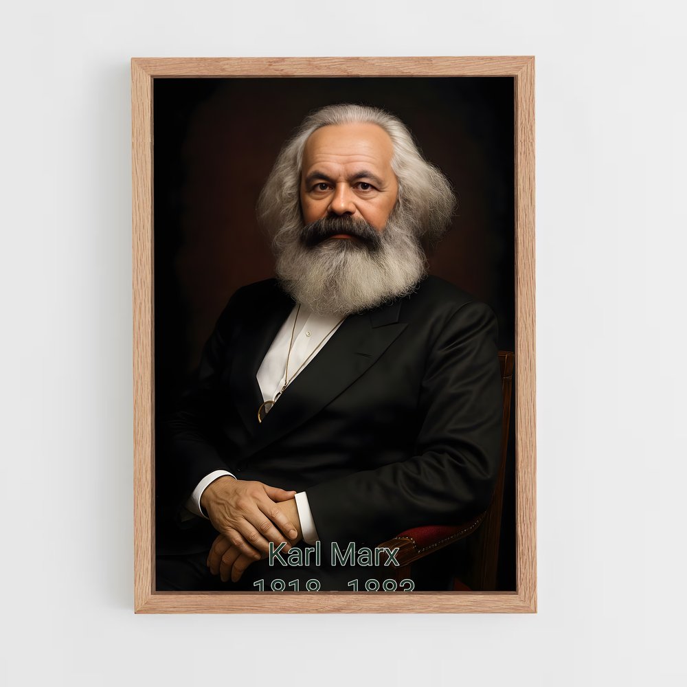ap-karl marx-1 cadre Bois clair
