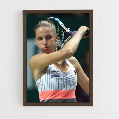 ap-karolina pliskova-2 cadre Bois foncé