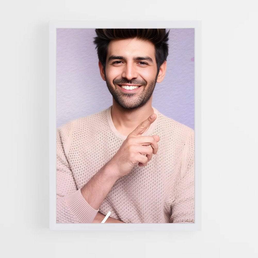 ap-kartik aaryan-3 cadre Blanc