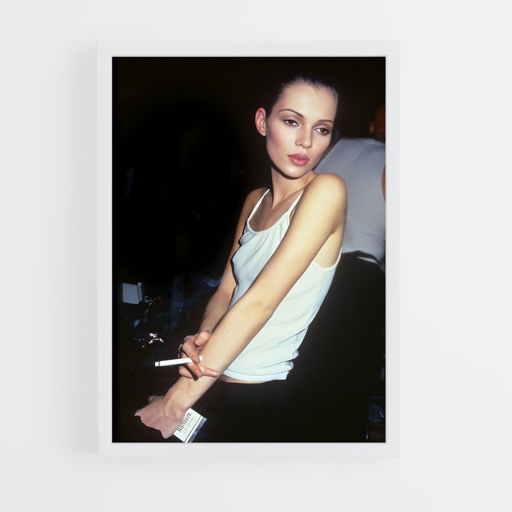 ap-kate moss-2 cadre Blanc