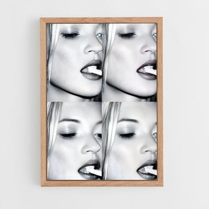 ap-kate moss-8 cadre Bois clair