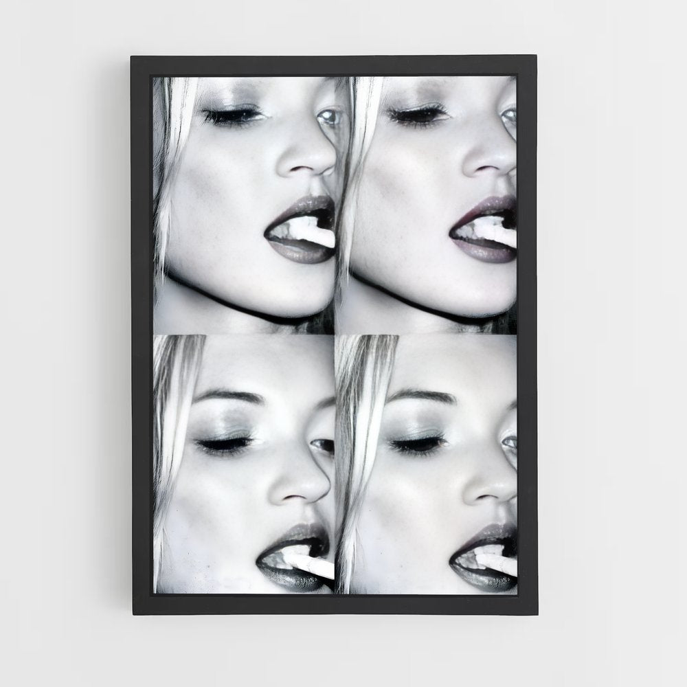 ap-kate moss-8 cadre Noir