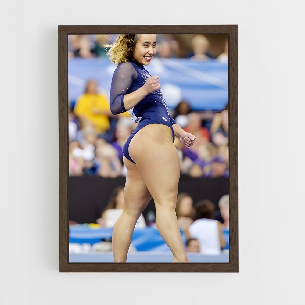 ap-katelyn ohashi-9 cadre Bois foncé