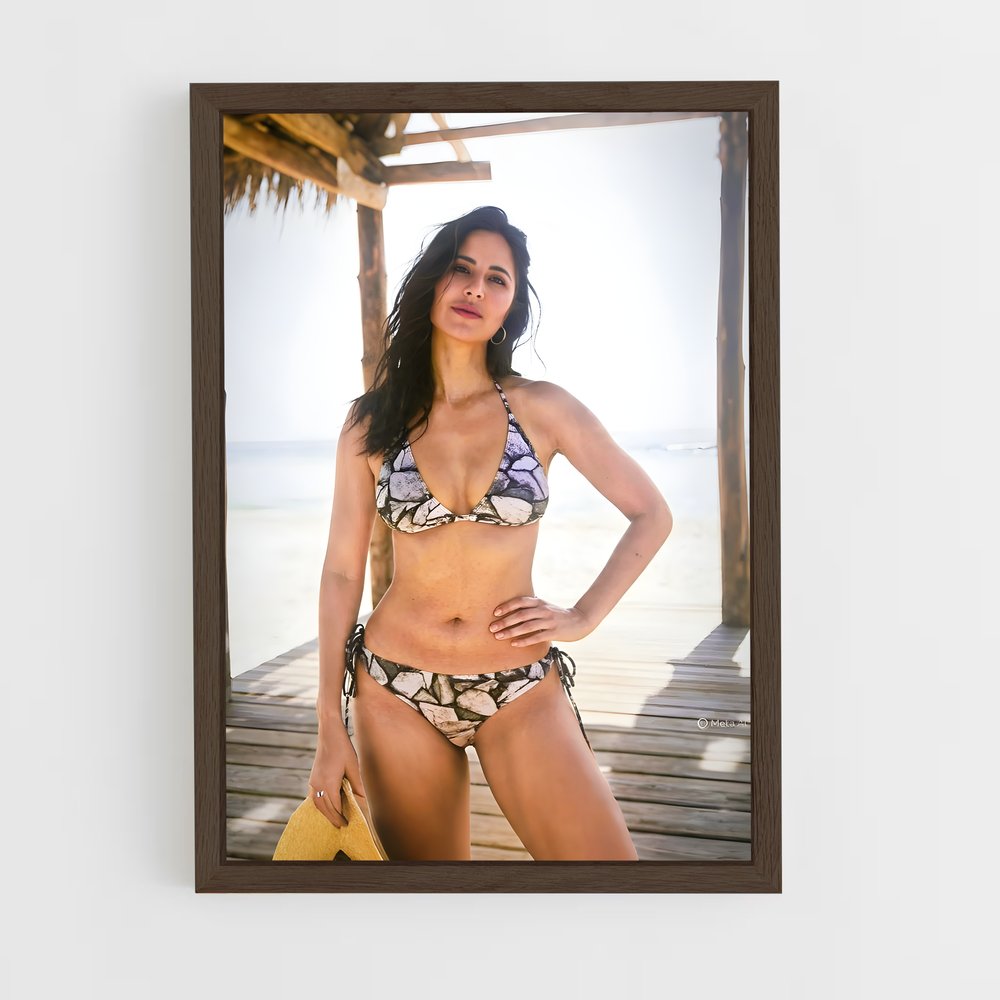 ap-katrina kaif-7 cadre Bois foncé