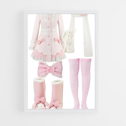 ap-kawaii fashion-3 cadre Blanc