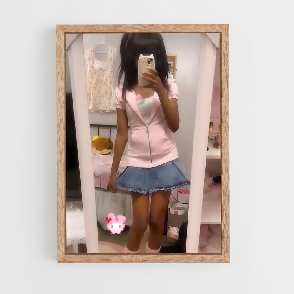 ap-kawaii fashion-6 cadre Bois clair