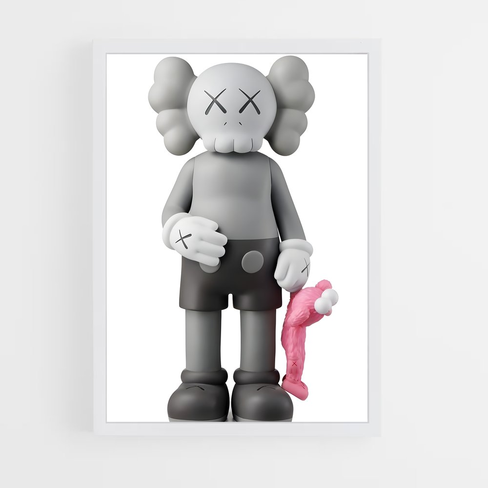 ap-kaws-11 cadre Blanc