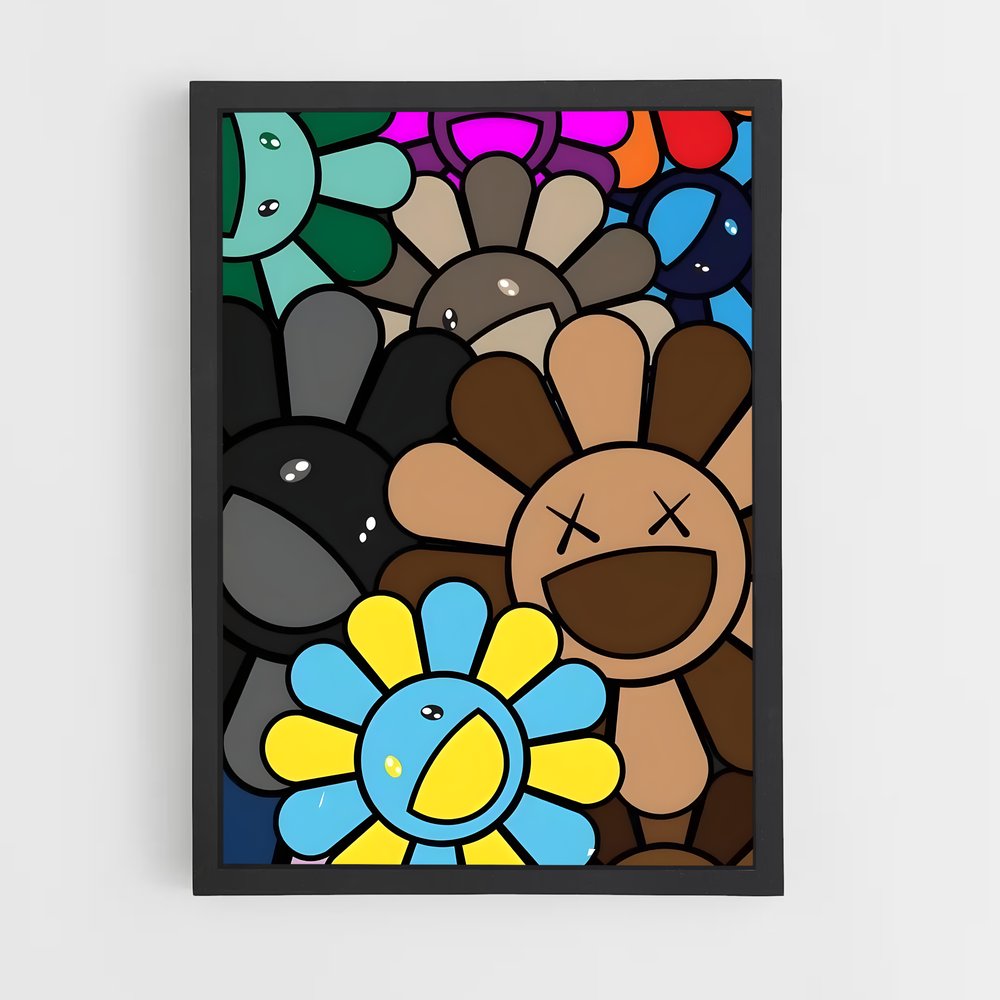 ap-kaws-16 cadre Noir