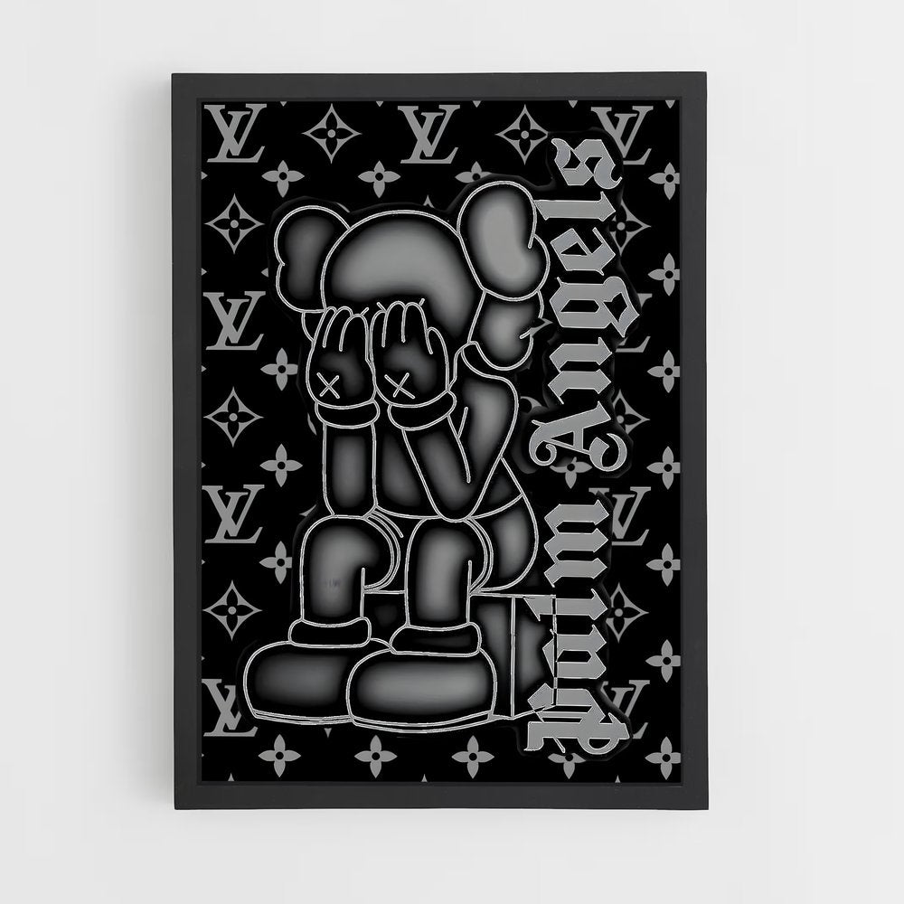 ap-kaws-6 cadre Noir