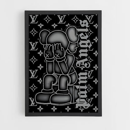 ap-kaws-6 cadre Noir